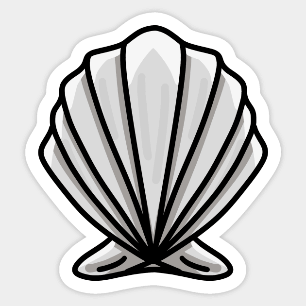 Seashell Sticker by Reeseworks